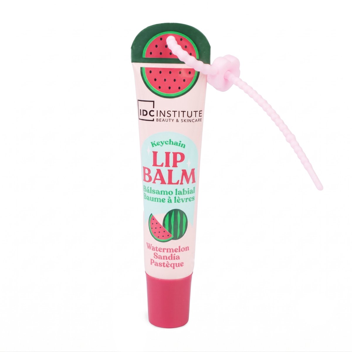 IDC Institute Lippenbalsem Breloczek 12,6 g - Hydraterende lippenbalsem - geur: watermeloen, 12,6 g
