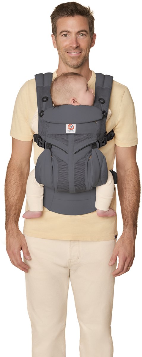 Ergobaby Omni Classic Mesh Draagzak - Charcoal Grey — afbeelding 2