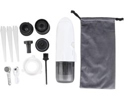 Draagbare Koffiemachine - Reis Koffiezetter - Onderweg Koffie Maken - 3-in-1 Drankoplossing - 29 x 17 x 12 cm - Wit