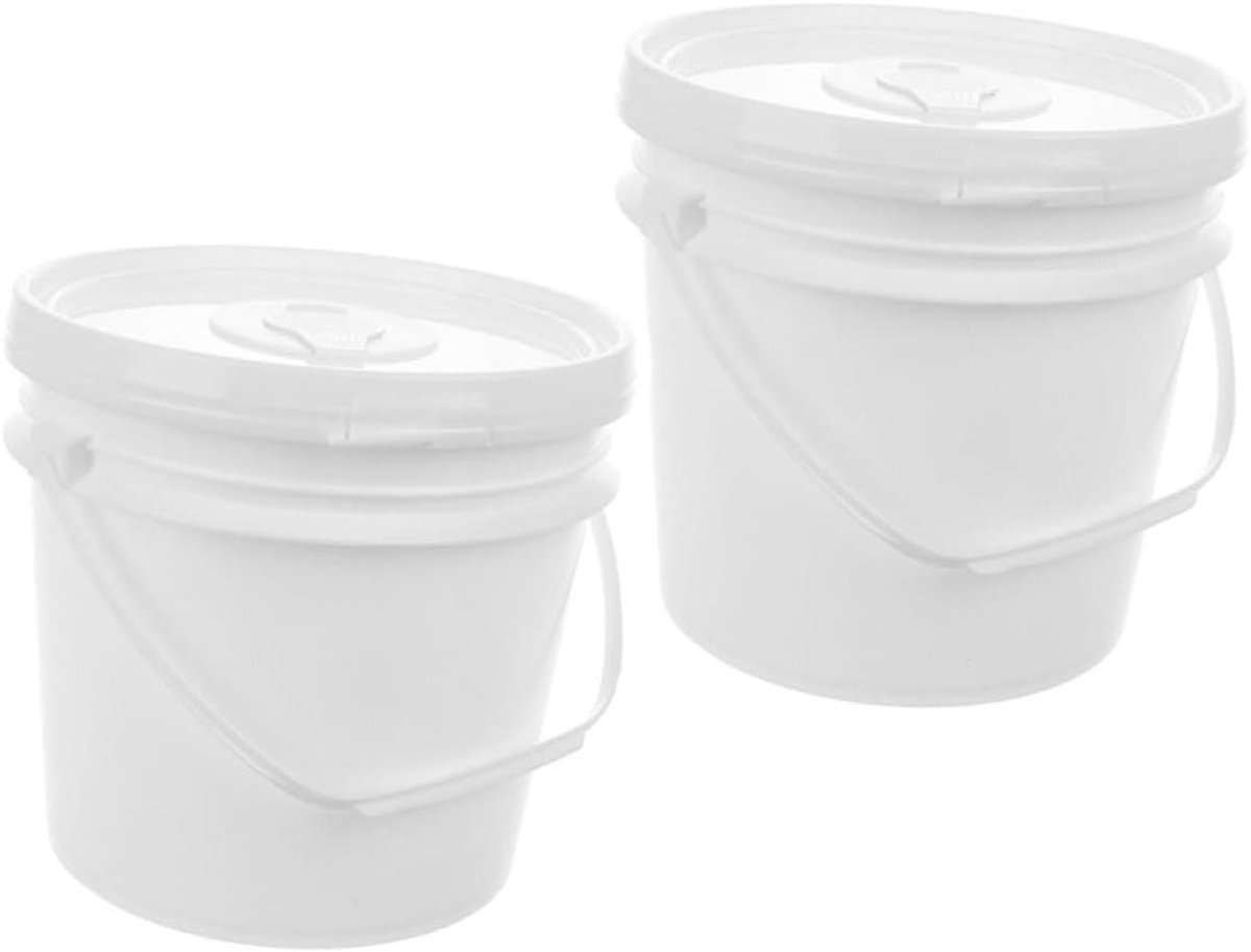 Voedselveilige Doekjesemmer - Vochtige Doekjeshouder - Babydoekjes Opbergen - Luchtdichte Afsluiting - 20.5 cm - Wit