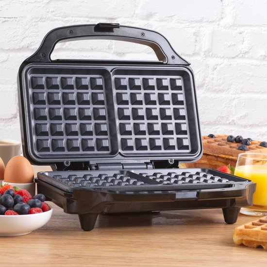 Petra Deep Fill Wafelijzer - 900W, Antiaanbaklaag van Petra — afbeelding 4