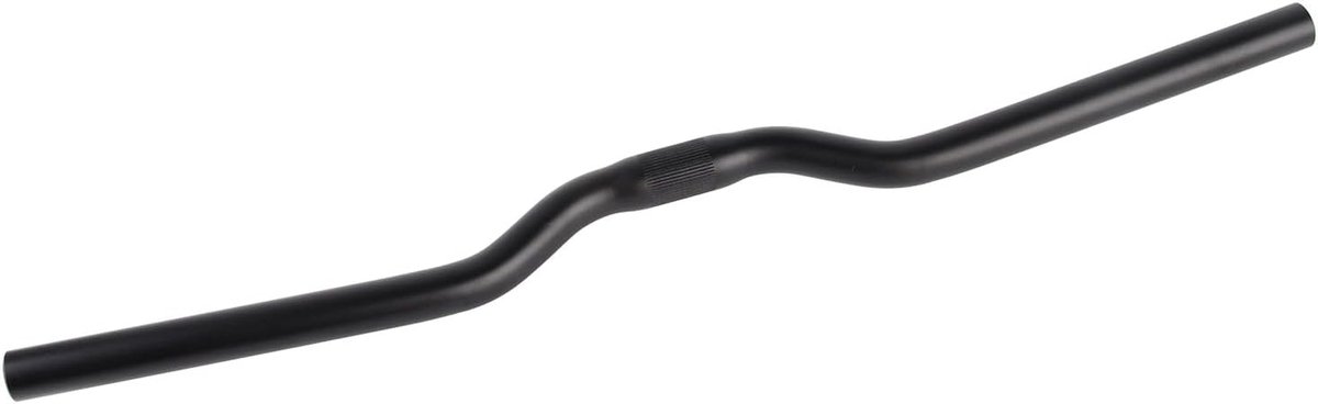 Fietsstuur Aluminium - Mountainbikestuur Racestuur - Fietsonderdeel Vervangen - Zandstraal Afwerking - 25.4 mm Diameter - Zwart