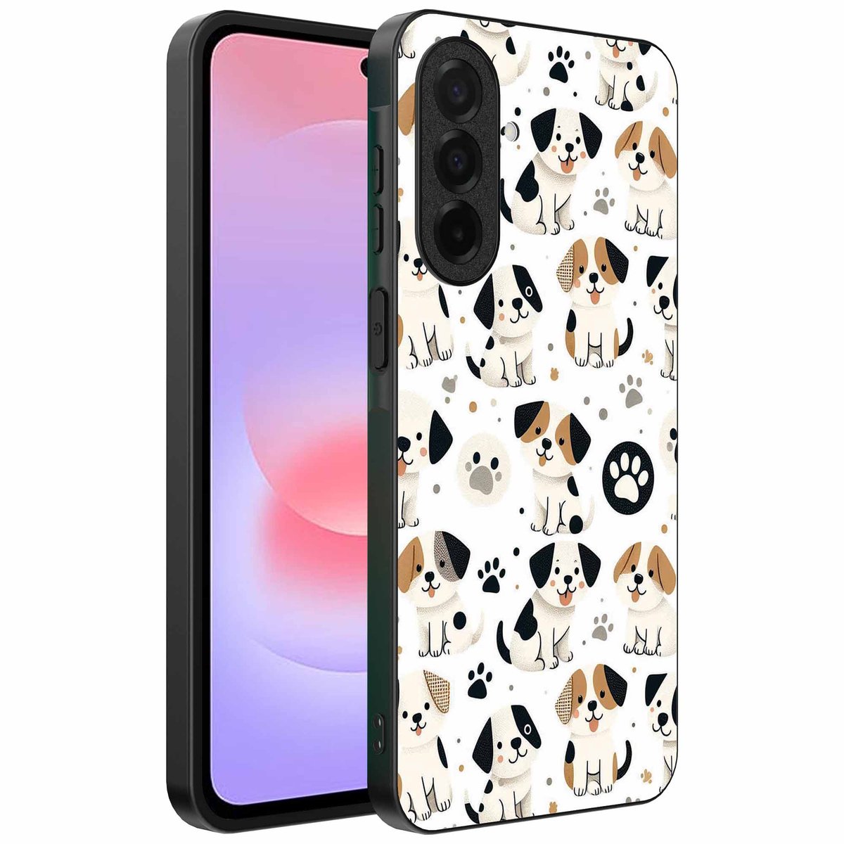 Geschikt voor Samsung Galaxy A37 Telefoonhoesje met honden opdruk - TPU backcover case dog design - Smartphonica geschikt voor Samsung Galaxy A37