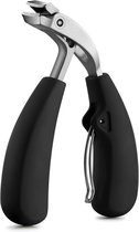 Innovatief ontwerp schuine teennagelknipper voor dikke nagels voor senioren en podoloog, dikke vingernagelknipper met vanger - veroveren dikke teennagels met precisie