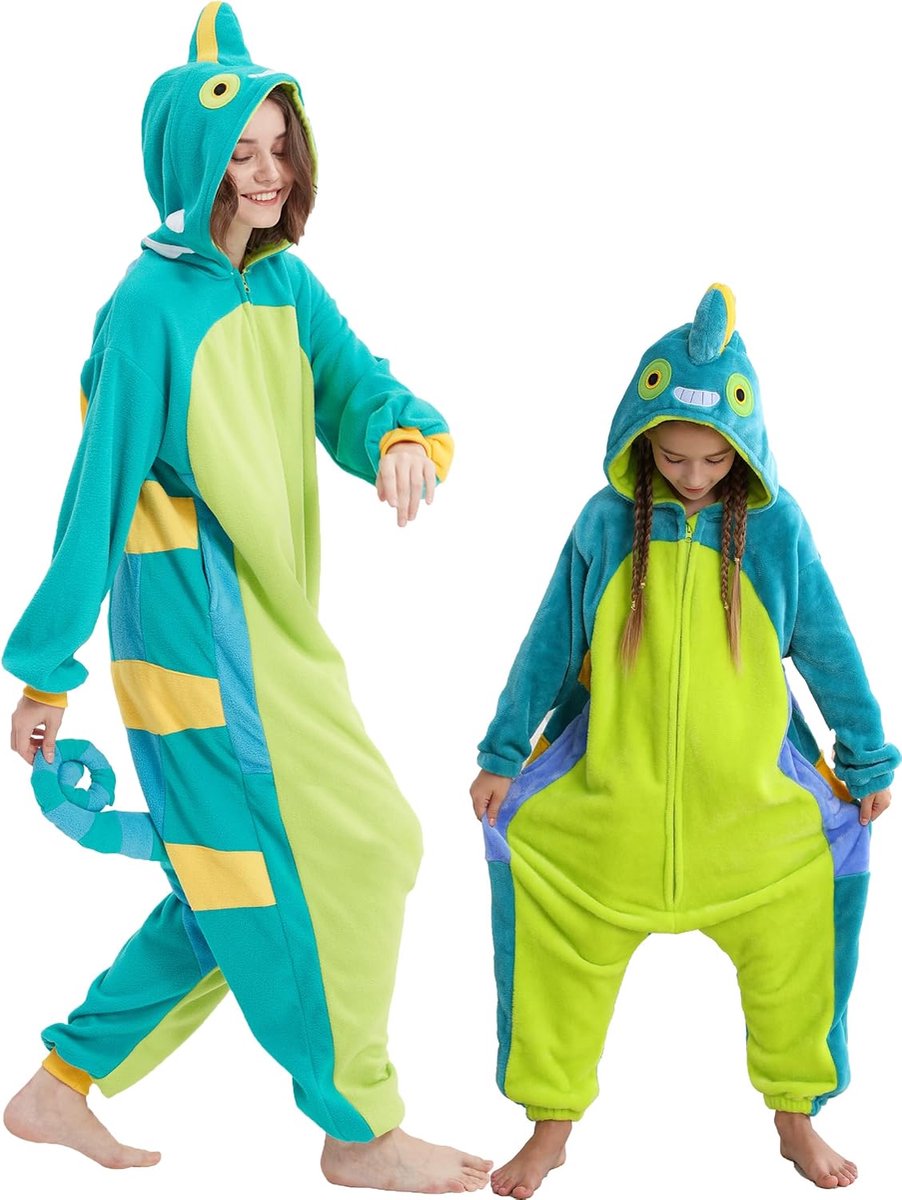 Uniseks onesies voor volwassenen, grappige cosplay-kostuums, cartoon pyjama’s, overalls, slaapkleding