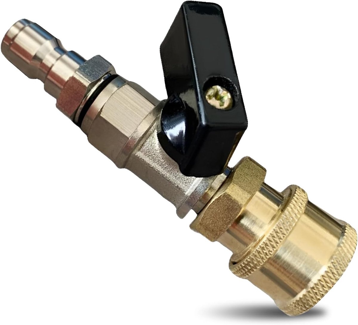1/4 Inch Kogelklep voor Perslucht, Snelle Aansluiting, Afsluitklep en Coupling voor Persluchttoepassingen