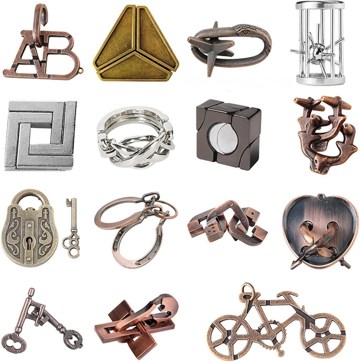 3D-puzzels, Educatief Speelgoed voor Kinderen en Volwassenen, Uitdaging (Type A)