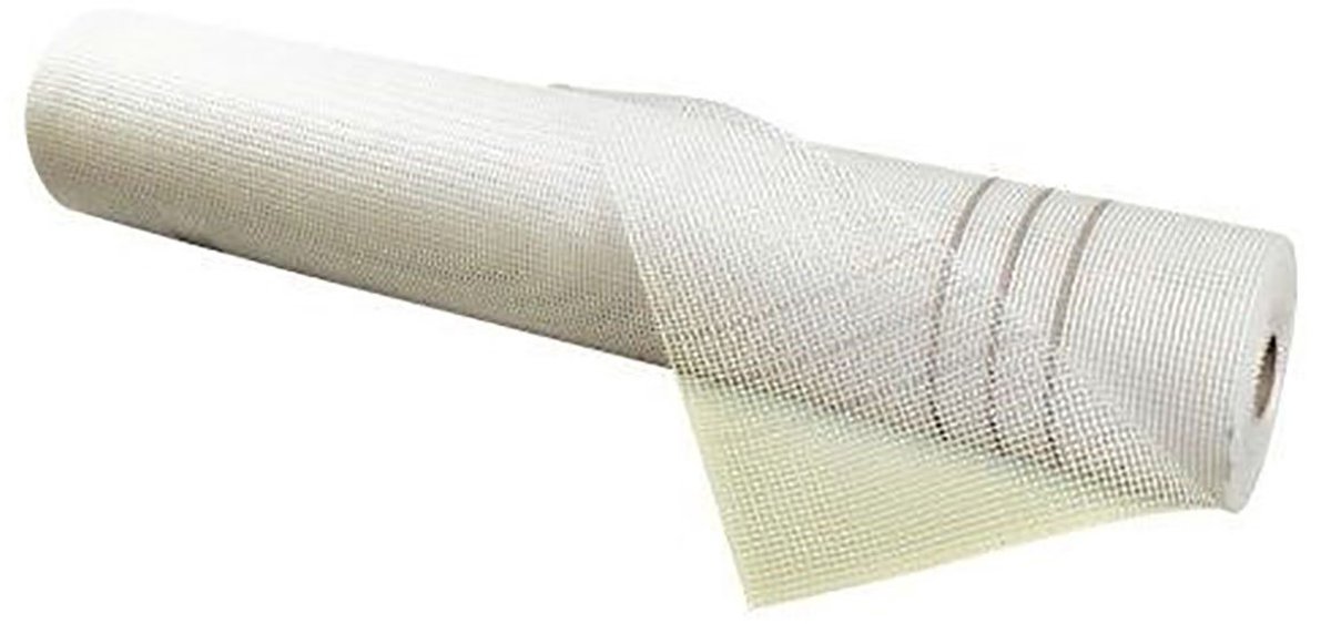 SnelShoppen - Versterkingsdoek 165 gr/m² 5x5 mm 50 m² Glasvezeldoek Stucwerk VWS en WDVS Wit