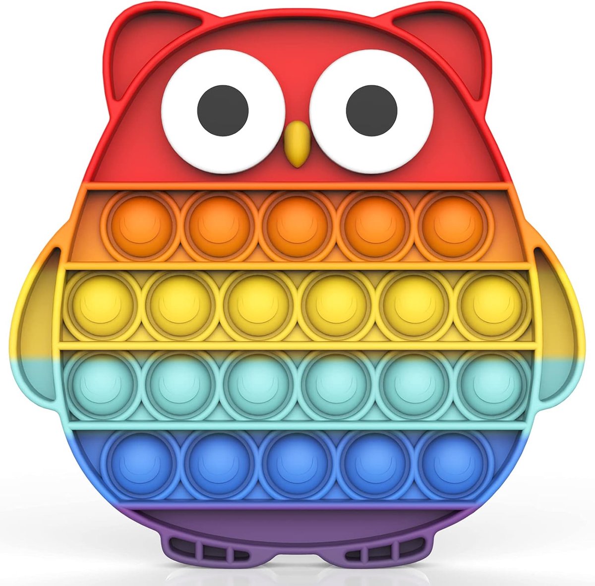 and Pop Bubble Sensorisch Fidget-Speelgoed, Angstvermindering, Vingerspeelgoed, Autisme, Speciale Behoeften, Stressvermindering voor Kinderen en Volwassenen(Uggla)