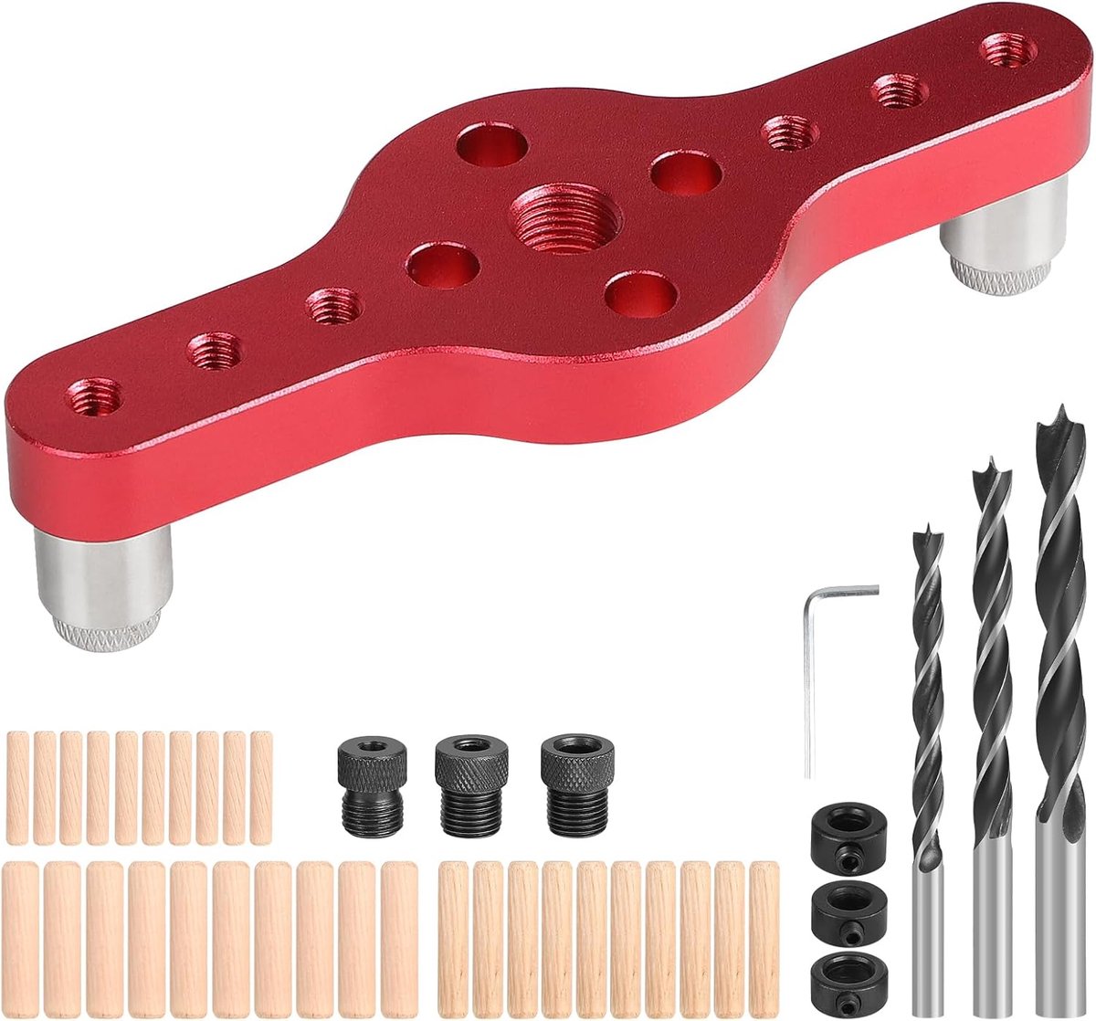 Boorsjabloon 6/8/10 mm, hulp voor verticale pluggen, snelle en nauwkeurige bevestiging