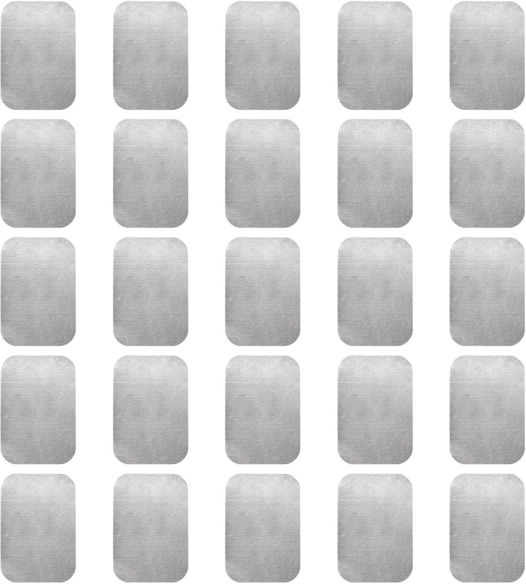 25 stuks ijzeren reparatie-escutcheon deurslotdekkingen zelfklevende deurslotreparatieplaten decoratieve deurslotgatdekplaten voor het bedekken van beschadigde