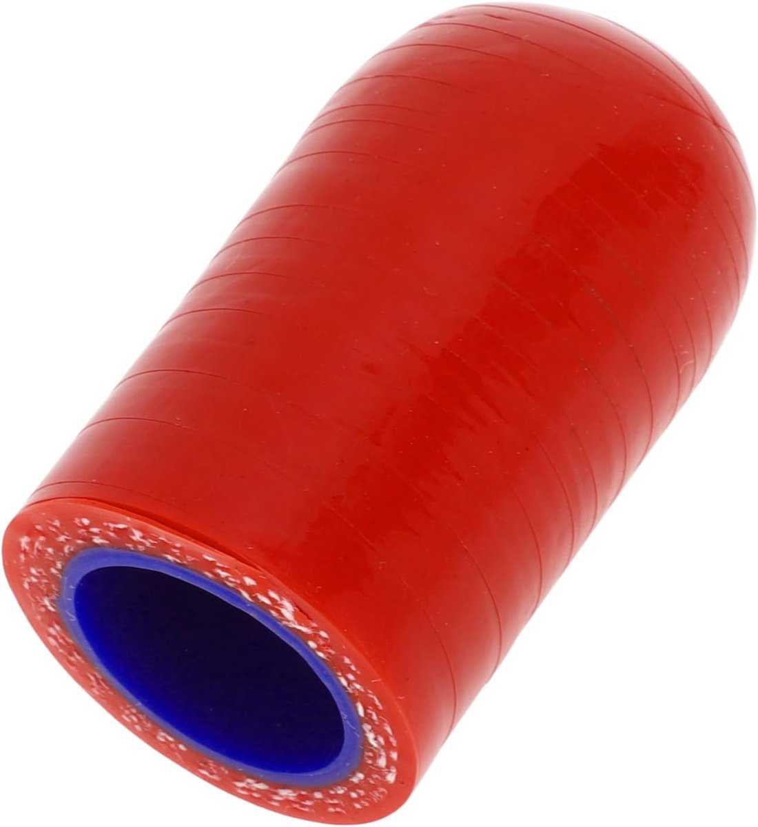 ABSOPRO 1 Stuk 30mm Lengte 16mm/0.63" ID Rood Blauwe Auto Siliconen Rubber Slangdop Siliconen Versterkte Afsluitdop Voor Bypass Buis Universeel