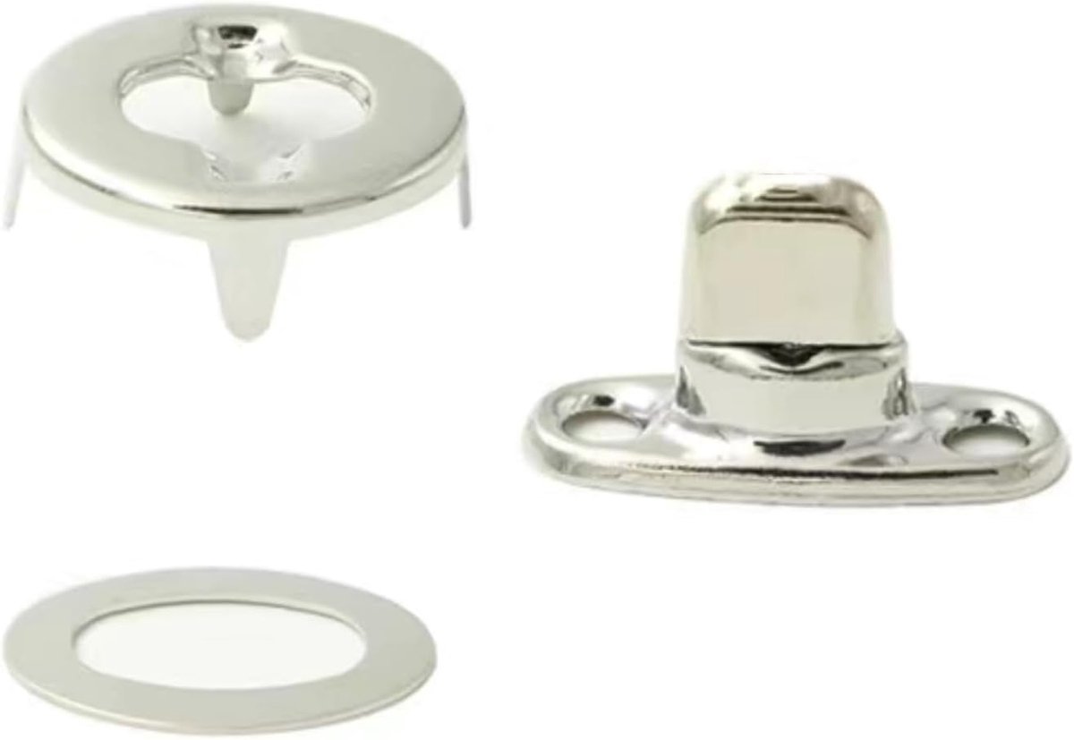 Draaisluiting, 12 stuks, portemonneeslot, ovale ogen, steekslot voor tassen, accessoires