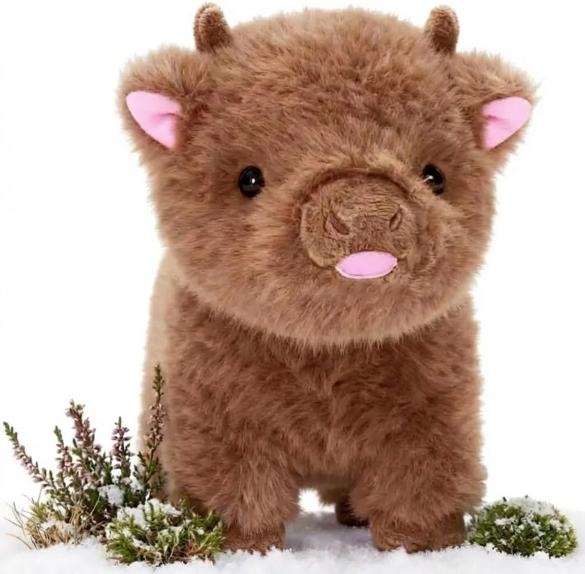 Hooglandkoe Teddy - Zachte Hooglandkoe Pluche voor Kinderen - Leuk knuffeldier Cadeau
