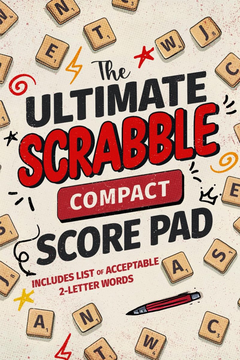 Ultimate Scrabble Compact Score Pad: Includes List of Acceptable 2-Letter Words