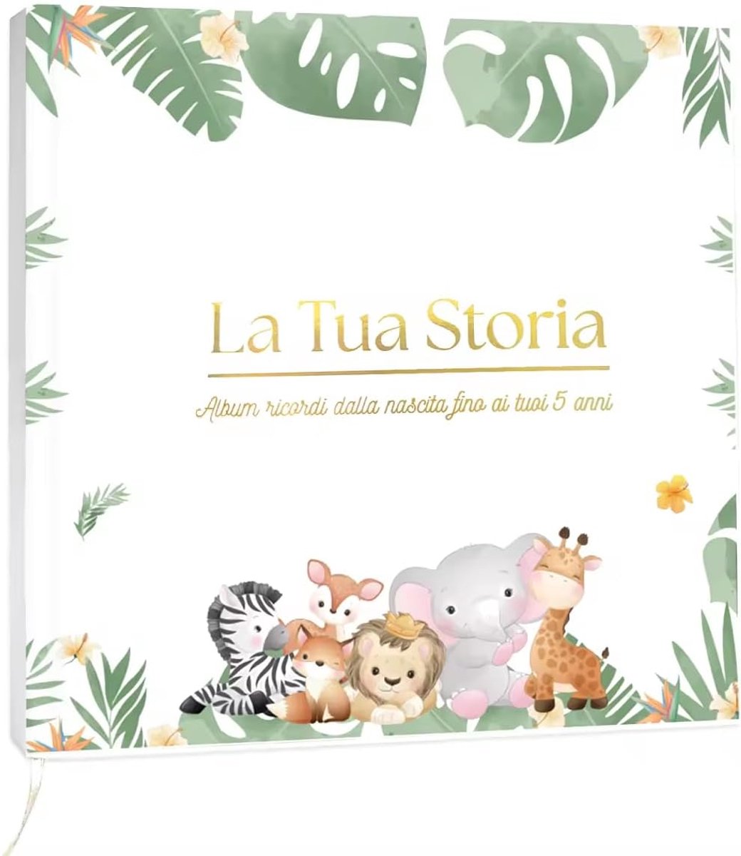 Album voor geboorte, voor foto's en herinneringen van 0 tot 5 jaar, ideaal als cadeau voor geboorte, babyshower of - ShopVlot