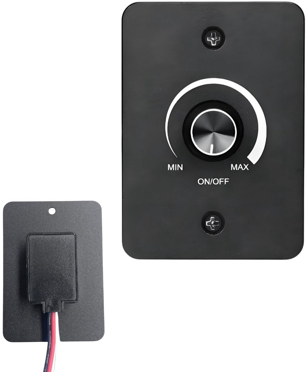 12 V PWM led-dimmer, dimbaar, DC 5 A, voor aanhanger, camper, boot, vrachtwagen, caravan
