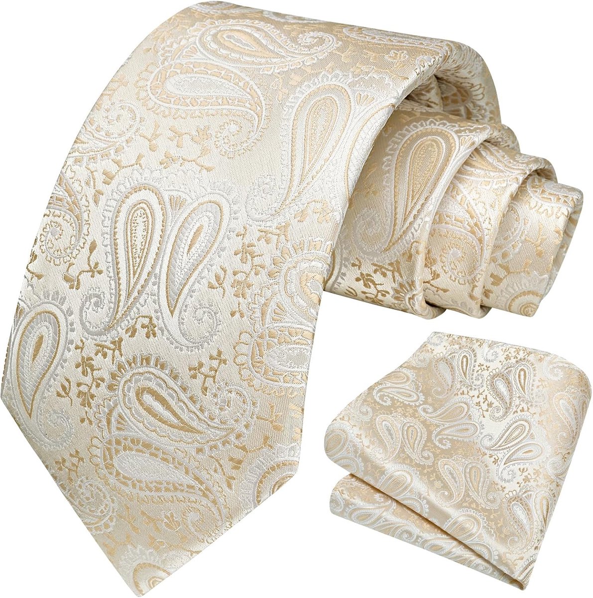 Massieve Paisley Stropdas voor Mannen Zakdoek Geweven Klassieke Flroal Mannen Stropdas & Pochet Set Bruiloft