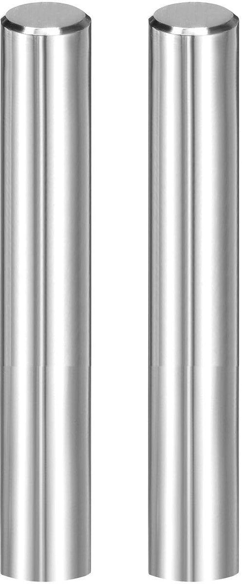 2 stuks 12 mm x 80 mm plugstiften, 316L roestvrij staal cilindrische