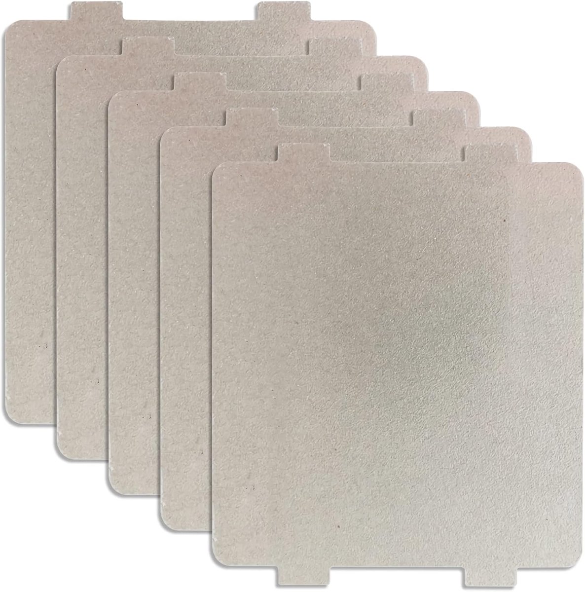 5 stuks micapschijf magnetron universele magnetron mica platen magnetron waveguide cover golfgeleiderafdekking voor magnetron reparatie reserveonderdeel, 108 × 99 mm