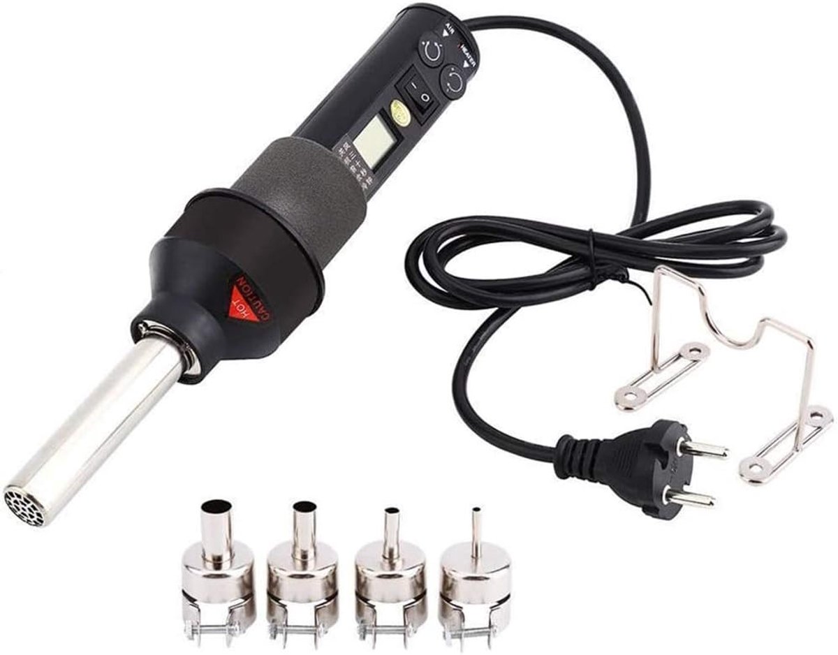 Temperatuur Heteluchtpistool, Temperatuurgeregelde Heteluchtblazer, 2200W Professioneel Heteluchtpistool, Lasapparaat met LED-indicator