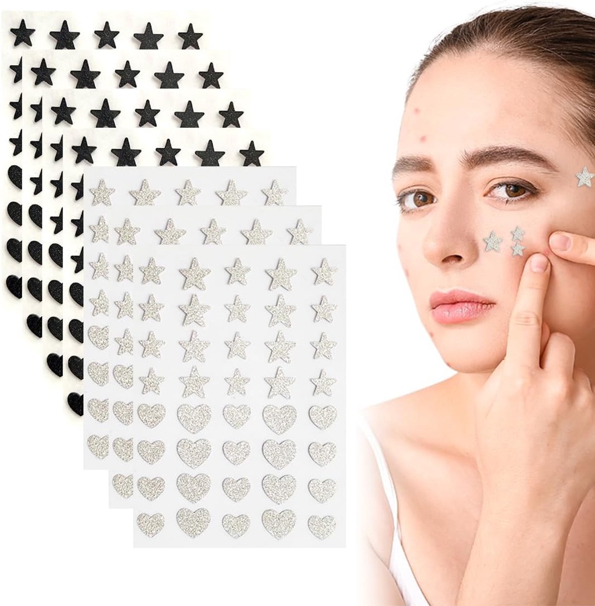 320 stuks puistjespleisters, pimple patch puistjes, onzichtbare sterren acne pimple