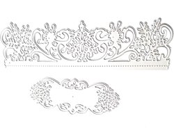 Snijmallen Set - Stansvormen Papier - Kaarten Maken - Koolstofstaal Materiaal - One Size - Zilver