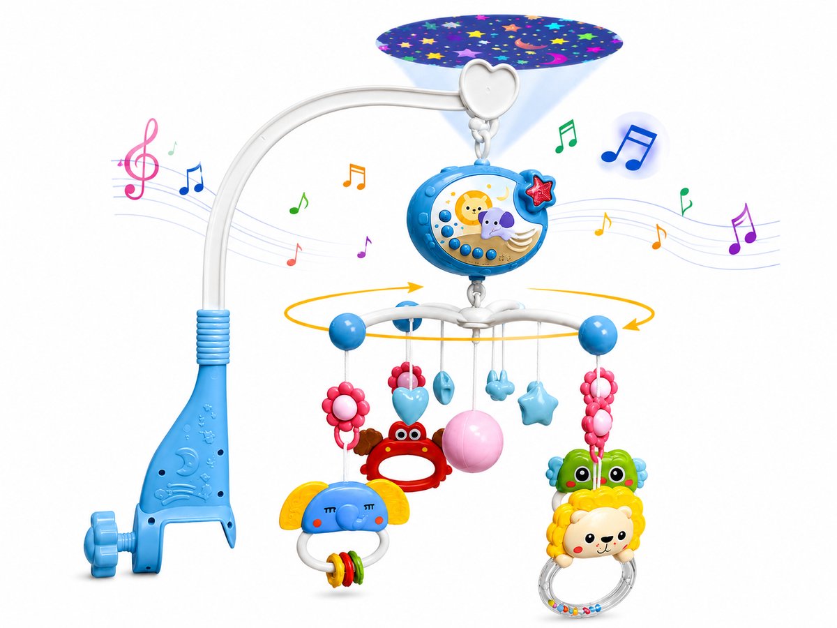 IBI-IRN Muzikale Baby Mobiel met Projector