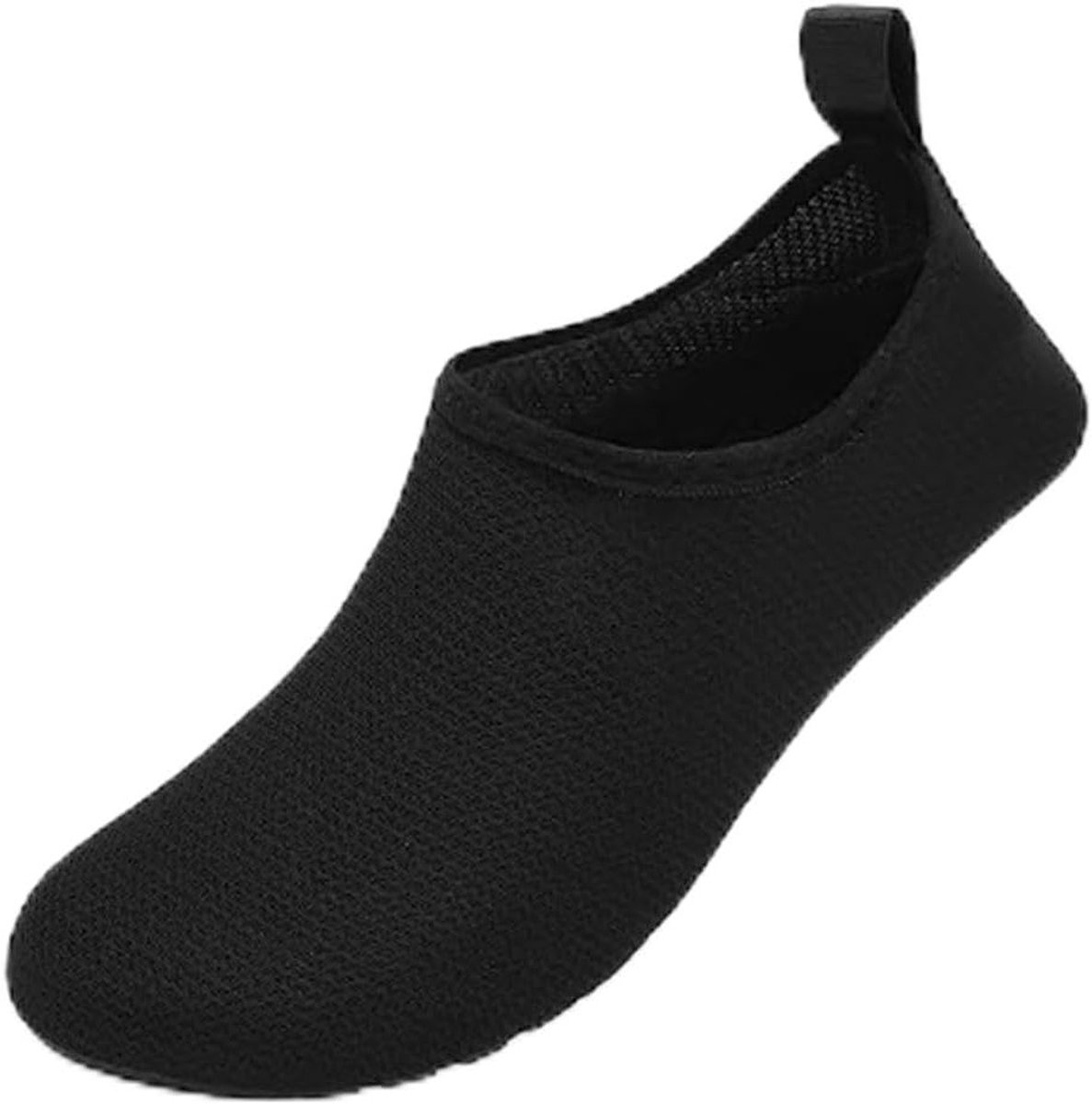 Snel drogende waterschoenen voor zwemmen, strand, outdoor activiteiten en yoga, zwart