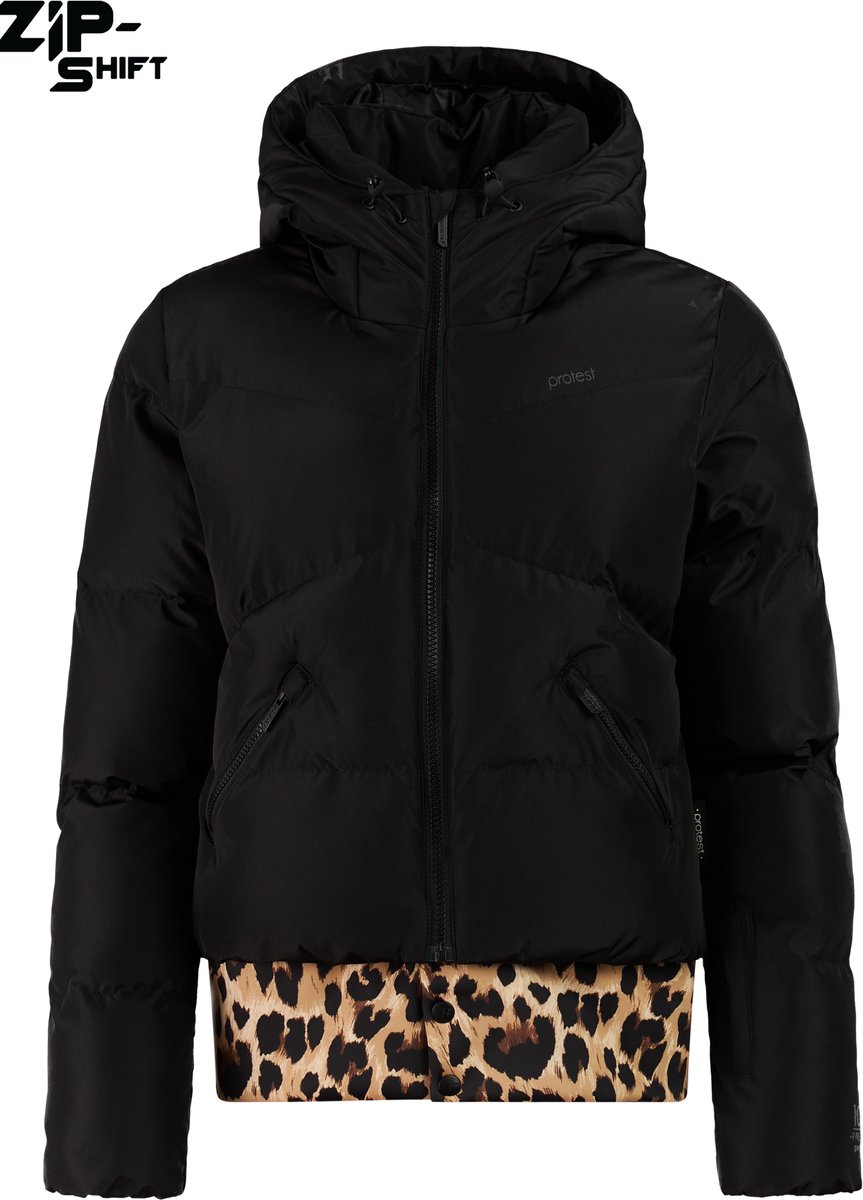Protest PRTPreppydos Skijas Dames Afritsbare tailleband Zip Shift Waterkolom 10K Zwart