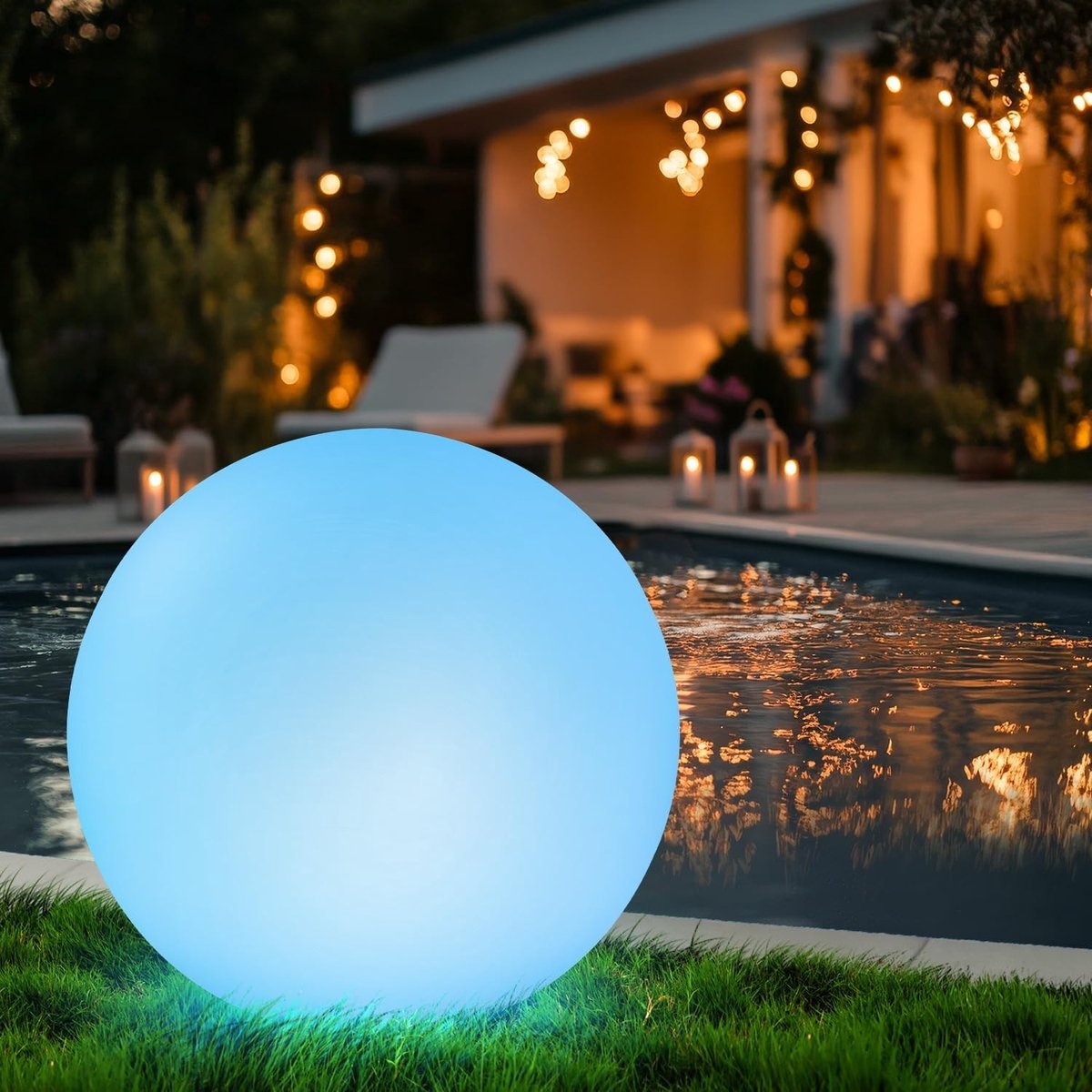 Bollen op zonne-energie - Waterdichte Tuinlamp - RGB Kleuren - Dimbaar - Voor Buiten en Binnen