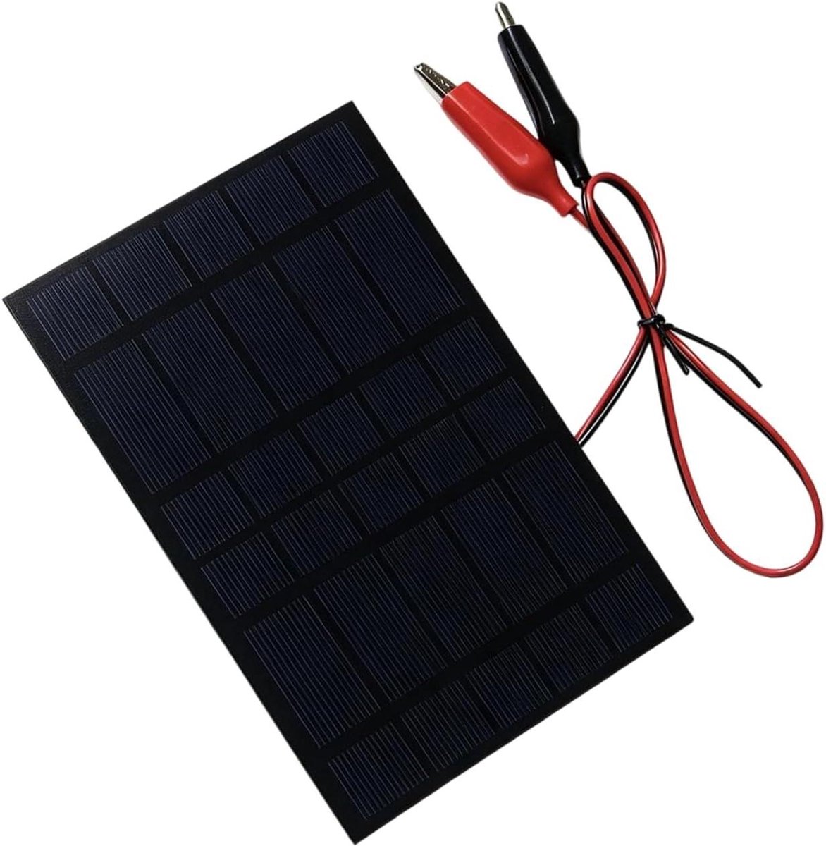 Zonnepaneel - Solar Charger - Outdoor Opladen - Waterdicht Ontwerp - 2.5W 5V - Zwart