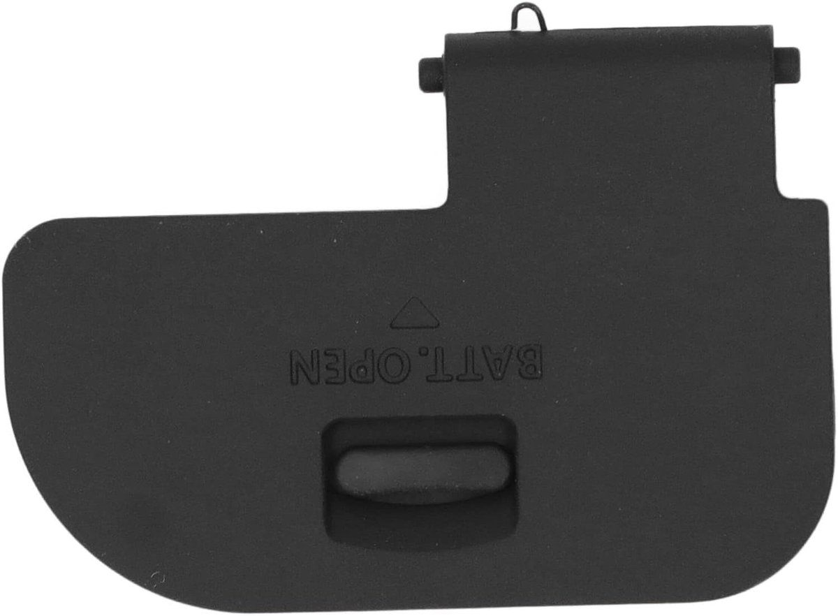 Batterijklepje Camera - Reparatiedeel Deksel - Camera Onderhoud - Nauwkeurig Ontwerp - 6 x 4 x 1 cm - Zwart