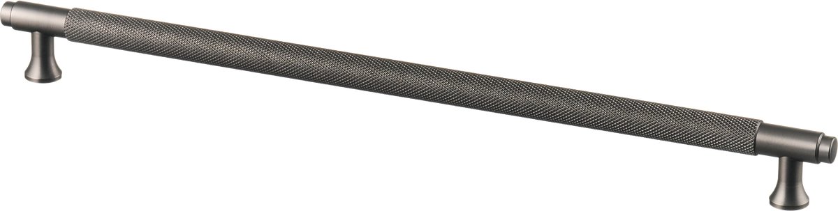 Handgreep Gun Metal - diamond cut - 320mm/352mm