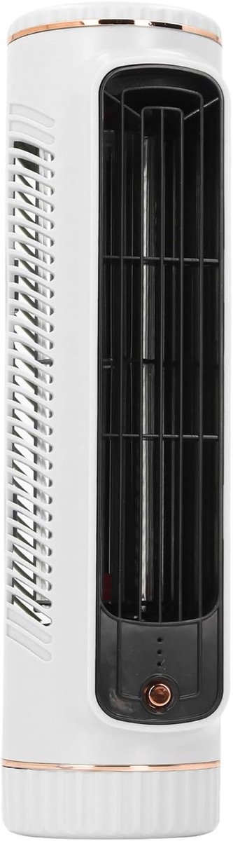 Bladloze Ventilator - Tafelkoeler - Persoonlijke Koeling - Oplaadbare Batterij - 10.5 x 2.4 Inch - Wit