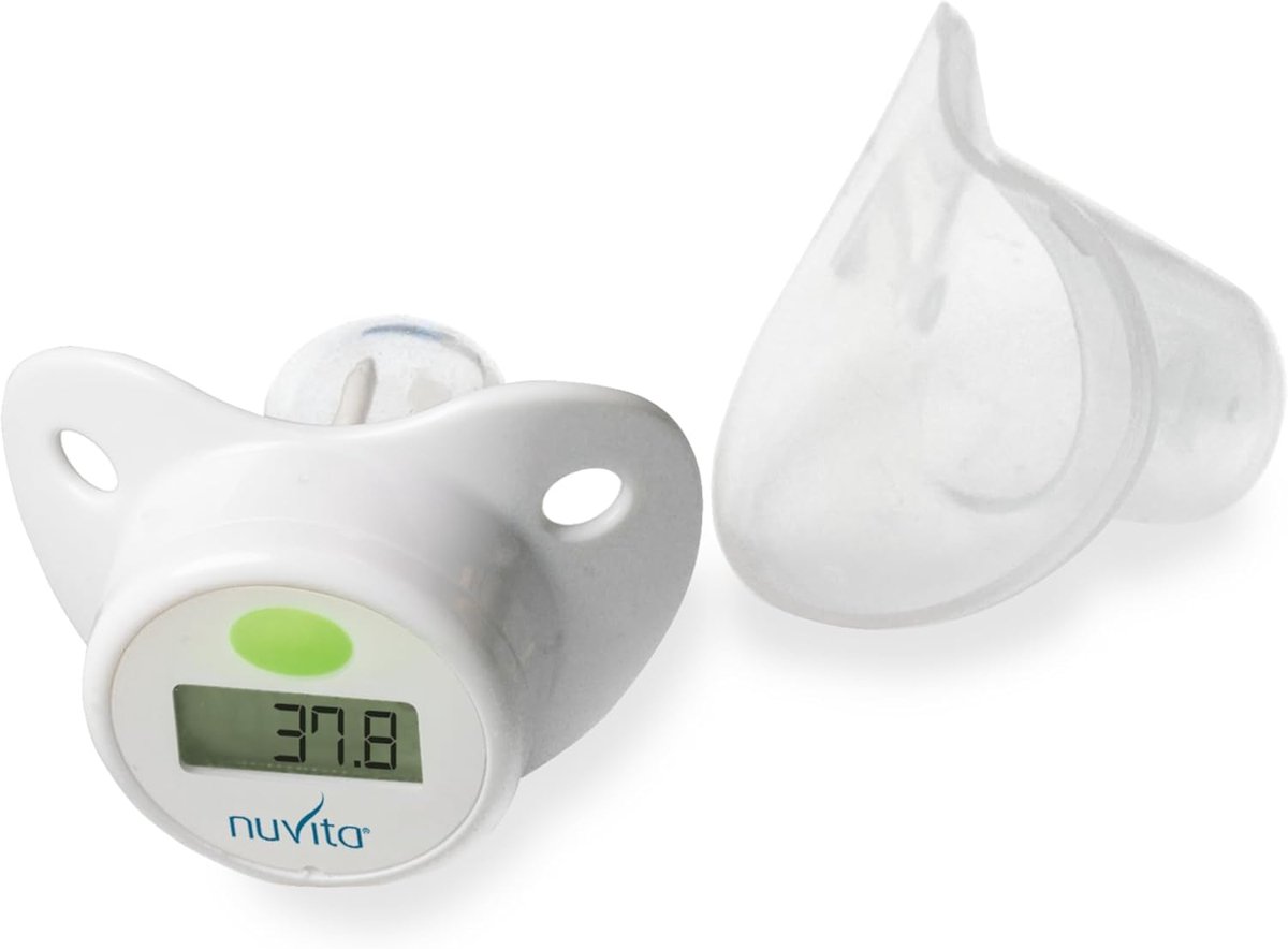 SnelShoppen - Fopspeen Koortsthermometer voor Baby's - Eenvoudig te Meten - Duurzame Siliconen - BPA-vrij - CE-gecertificeerd - Perfect voor Zuigeling
