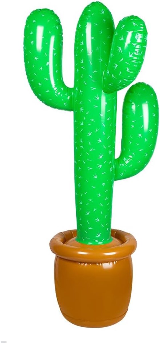 SnelShoppen - Opblaasbare Cactus 86 cm - Waterspeelgoed, Tuinfeest Decoratie, Zwembad Accessoire, Mexico Themafeest, Perfect voor Kinderen en Feestjes