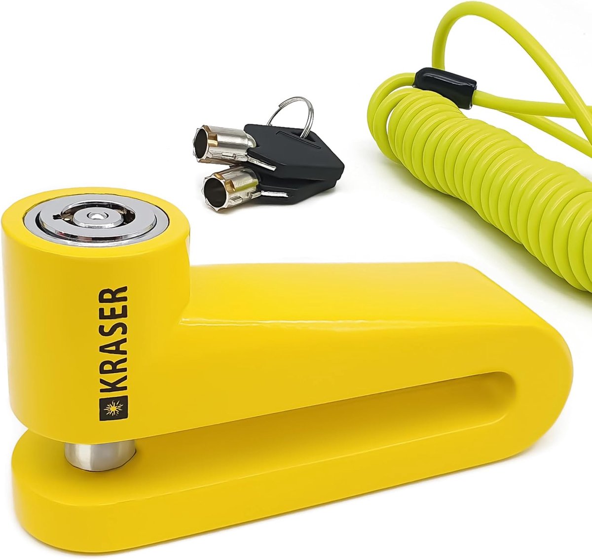SnelShoppen - Disc Lock Slot Ø10 mm - Anti-Diefstal Padlock voor Motorfiets, Scooter, Fiets - Compact, Lichtgewicht en Corrosiebestendig