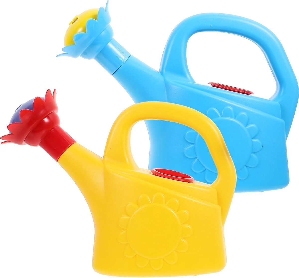 SnelShoppen - 2pcs Watering Can Watering Can voor Kinderen - Duurzaam Plastic Water Canister - Ideaal als Bad Speelgoed, Strand Speelgoed, Tuinaccesso