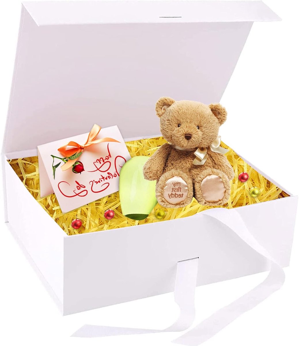 SnelShoppen - Magnetische Cadeauboxen met Deksel, Vouwverpakking voor Valentijnsdag, Bruiloften, Verjaardagen, Jubilea, 21x17x7 cm, Hoogwaardige Papie