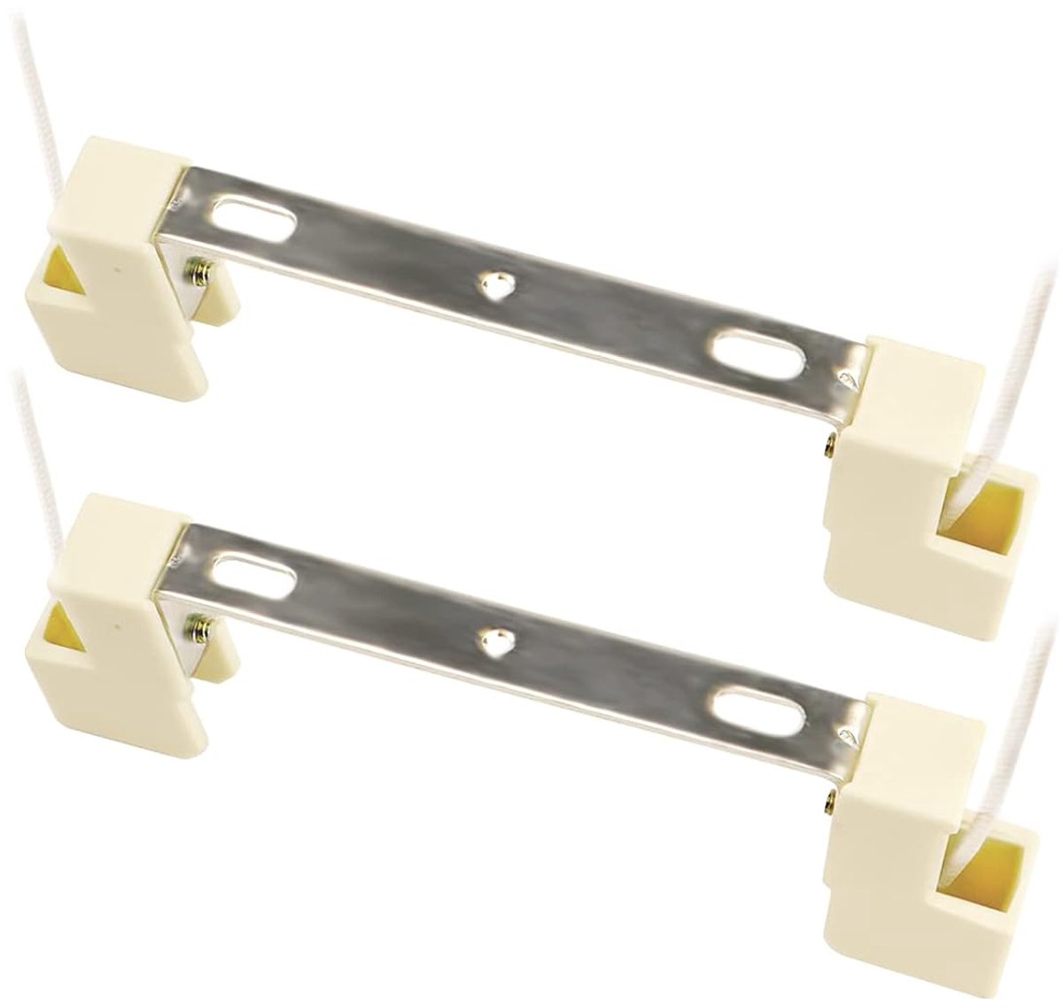 SnelShoppen - Lampfitting R7s 118 mm Keramisch voor Lineaire Lampen, J118 Fitting met Metaalhouder, AC 100-240 V, Set van 2 voor Wand- en Vloerlampen