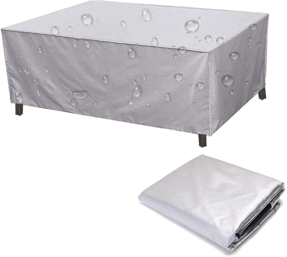 Tuinmeubelhoes - Beschermhoes Meubels - Meubels Beschermen - Waterdicht Winddicht - 75 x 75 x 90 cm - Zilver