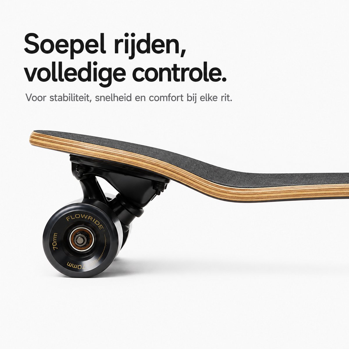 Suotu Skateboard - Longboard - 104.5x25x10cm - ABEC-9 - Schokabsorptie - Jongens - Meisjes - Volwassenen Skateboards — afbeelding 7