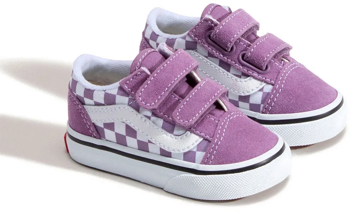 Vans Old Skool V Schoenen Paars EU 22 1/2 Kinderen