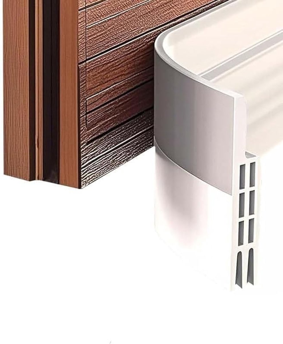 SnelShoppen - Sealing tape silicone 100x5 cm, geluidsisolatie, warmtebescherming, zelfklevend, stof- en insectenwerend, voor thuis, kantoor, tuin, keu