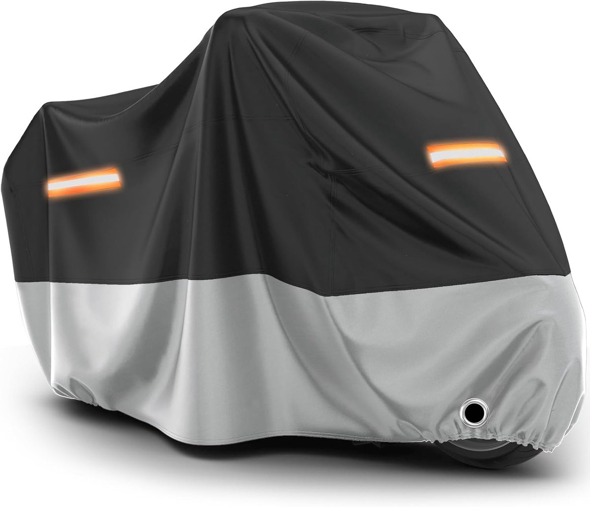 SnelShoppen - Waterdichte Motorhoes 95 inch - Outdoor Motorfiets Bescherming - Winterbestendig met 2 Winddichte Gespen - Garagehoes voor Alle Seizoene