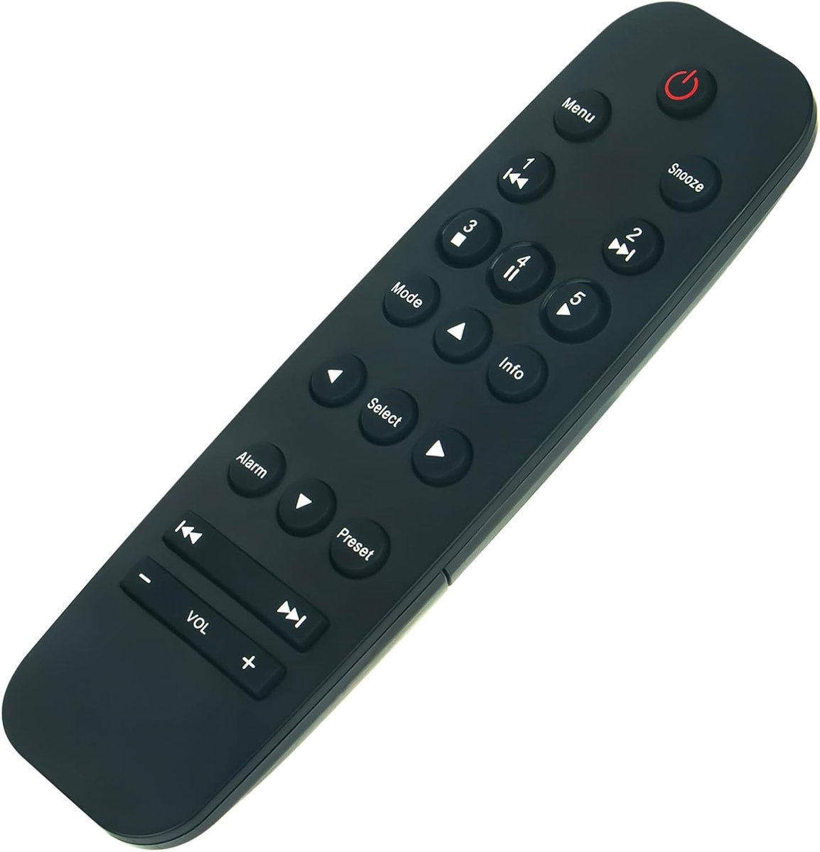 Vervang Afstandsbediening - Radio Bediening - Radio Besturen - Direct Klaar Voor Gebruik - 15 x 8 cm - Zwart