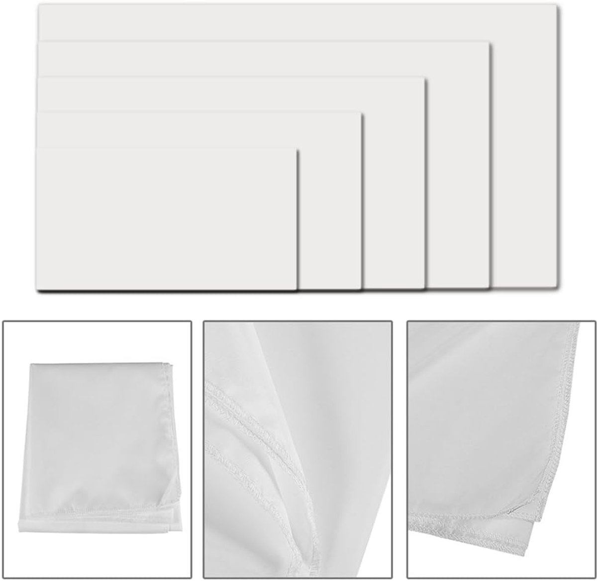 SnelShoppen - 4K HD Projectiescherm 84 Inch, Draagbaar en Vouwbaar, Polyester, 16:9, Voor Binnen & Buiten, Ideaal voor Thuisbioscoop, Feesten, Camping