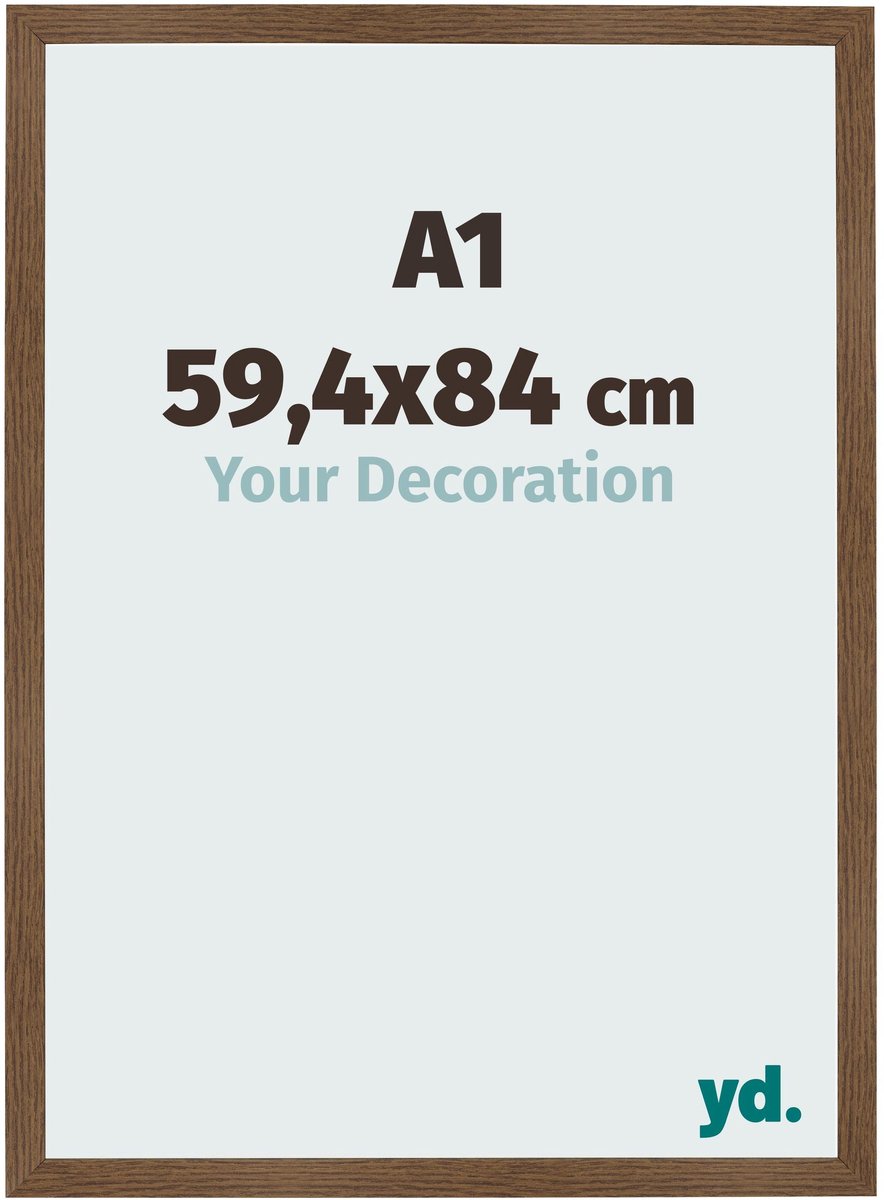 Your Decoration - Fotolijst A1 59,4x84 cm - MDF - Eiken Rustiek - Bologna