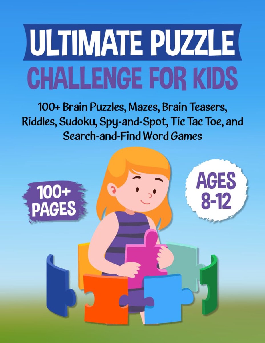 SnelShoppen - Ultimate Puzzeluitdaging voor Kinderen 8-12 Jaar: 100+ Brein Puzzels, Labyrinten, Raadsel, Sudoku, Zoek-en-Vind Woordspellen en Meer